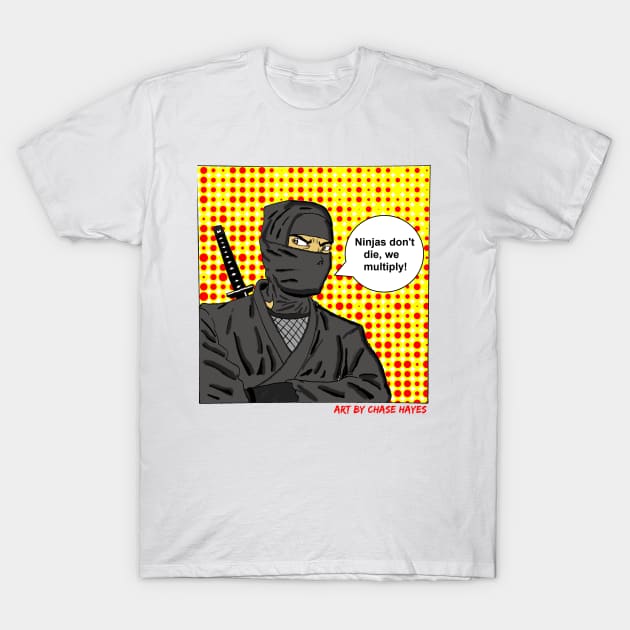 Ninja Pop Art T-Shirt by ChaseTM5